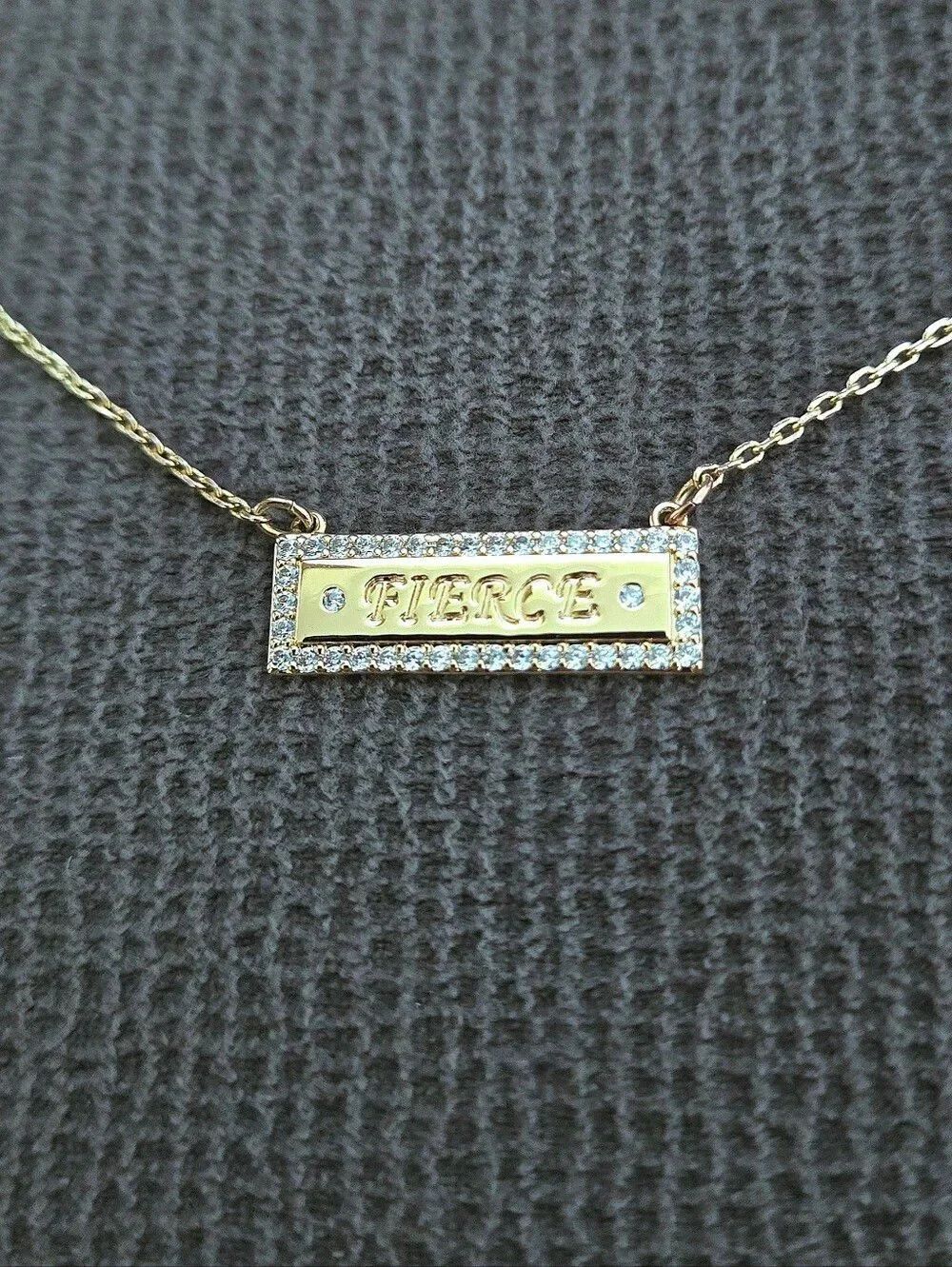 Lulu DK "Fierce"💪 Stationary Bar Necklace
